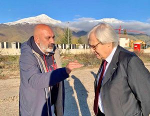 Amatrice - Sergio Pirozzi e Vittorio Sgarbi