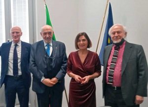 Roma - Maria Cristina Cafini, Antonello Folco Biagini e Mario Morcellini