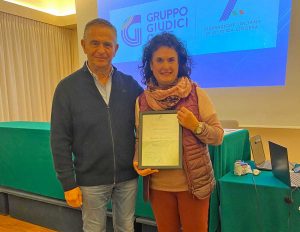 Marcella Tumminello, Franco Pica (commissario provinciale gruppo giudici gara Viterbo)