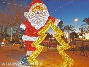 Natale - Le luminarie a Civitavecchia