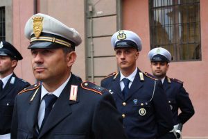 Viterbo - La polizia locale al giorno dell'Unità e delle Forze armate