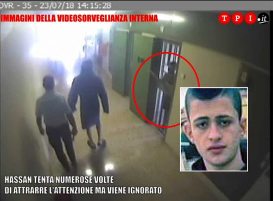 Mammagialla - Hassan Sharaf (nel riquadro) chiede aiuto dopo