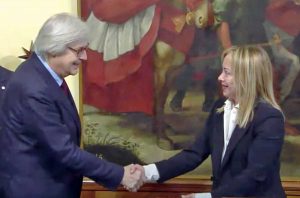 Roma - Vittorio Sgarbi giura da sottosegretario al ministero della cultura