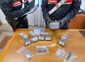 Ladispoli - Carabinieri - La droga sequestrata