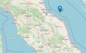 Scossa di terremoto in centro Italia di magnitudo 5,7