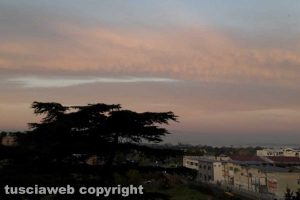 Sfumature rosa nel cielo