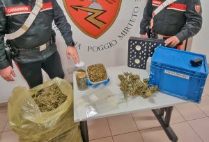 Poggio Mirteto - Il sequestro dei carabinieri