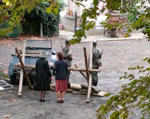 Ronciglione set cinematografico della serie tv "La Storia"