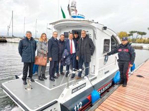 Bolsena - Nuovo battello dei carabinieri