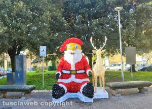 Viterbo - Babbo Natale a piazza della Rocca