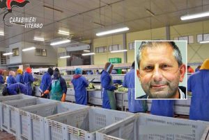 Viterbo - L'azienda agricola Camilli - Nel riquadro Danilo Camilli