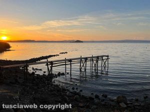 Montefiascone - Tramonto sul lago