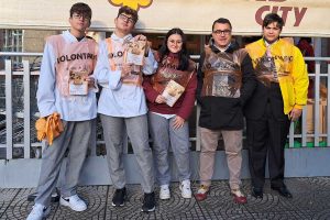 Gli studenti dell'istituto Farnese impegnati a Tarquinia