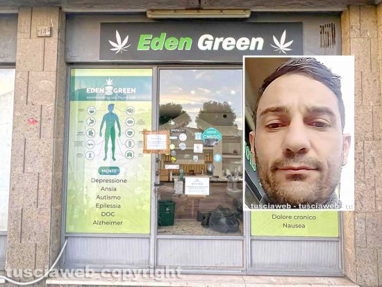 Viterbo - Sigilli all'Eden Green - Nel riquadro: Flavio Fedele