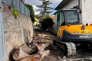 Vitorchiano - I lavori in via Vagnozzi