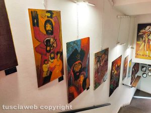 Viterbo - Le opere di André Castinel al bistrot del Teatro San Leonardo