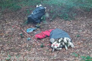 Vetralla - Rifiuti abbandonati sulla Via Francigena