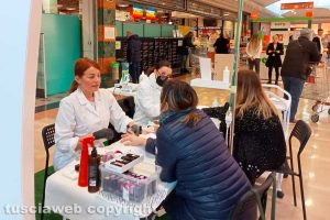 Viterbo - Lo stand espositivo della Scuola Artemisia