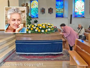 Viterbo - I funerali di Adriana Barbafieri