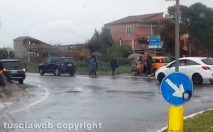Civita Castellana - Incidente all'incrocio del Quartaccio