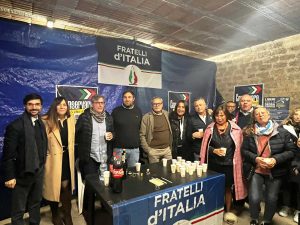Calcata - Inaugurata la nuova sede di Fratelli d'Italia