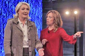 Marine Le Pen e Giorgia Meloni