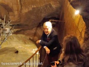 Vittorio Sgarbi in visita a Celleno