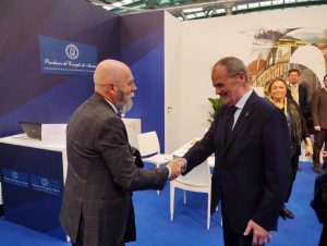 Ernesto Tedesco con Roberto Calderoli