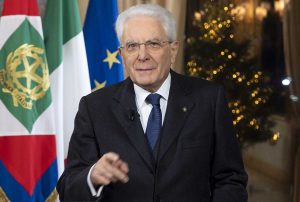 Il presidente della repubblica Sergio Mattarella