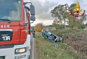 Civitavecchia - L'incidente in via Terme di Traiano