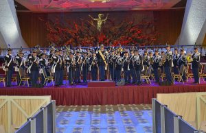 La banda musicale del corpo della Gendarmeria Vaticana