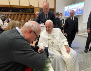 Il Comitato festeggiamenti Santa Corona di Canepina in udienza da papa Francesco