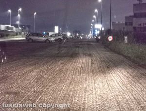 Viterbo - Rifacimento asfalto al Poggino