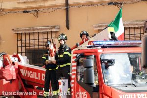 Civita Castellana - I vigili del fuoco festeggiano santa Barbara