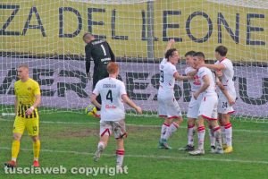 Sport - Calcio - L'esultanza del Vicenza