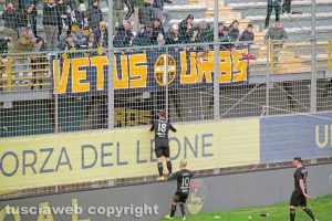 Sport - Calcio - Viterbese - L'esultanza di Alessandro Polidori