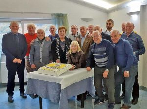 Il direttivo Cna Pensionati con Gismondi