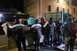 Bolsena - I volontari dell'associazione La corte dei miracoli