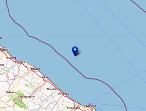 Scossa di terremoto al largo di Pesaro Urbino