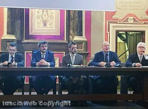 Viterbo - L'avvocato Brenciaglia, il presidente Oddi, il consigliere Natalini, il procuratore Auriemma, l’avvocato Alabiso