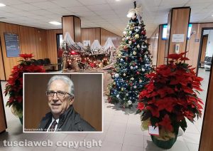 Tribunale di Viterbo - Nel riquadro il presidente della camera penale Roberto Alabiso