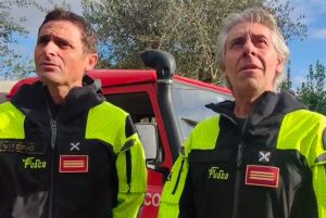 Calcata - Ragazza precipita per 10 metri in una forra - I soccorritori