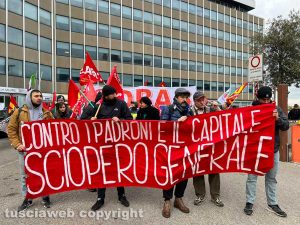 Viterbo - Sciopero del sindacalismo di base