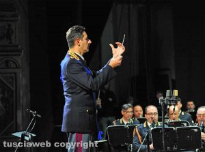 Viterbo - La banda della polizia al teatro dell'Unione