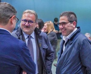 Da sinistra Enrico Panunzi e Alessio D'Amato