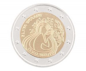 L'Estonia emette monete da 2 euro dedicate all'Ucraina