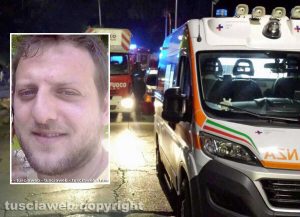 Schianto sulla Umbro Laziale, muore 33enne di Gallese - Nel riquadro Pierpaolo Tamè