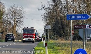 Acquapendente - Albero cade sulla Cassia