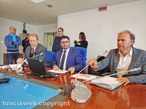 Civitavecchia - Adamo, Musolino e Portelli in conferenza stampa