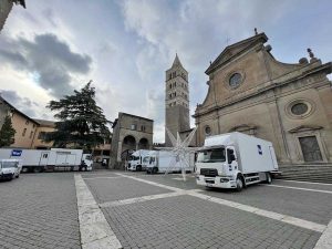 Viterbo - Rai Uno nella cattedrale di San Lorenzo